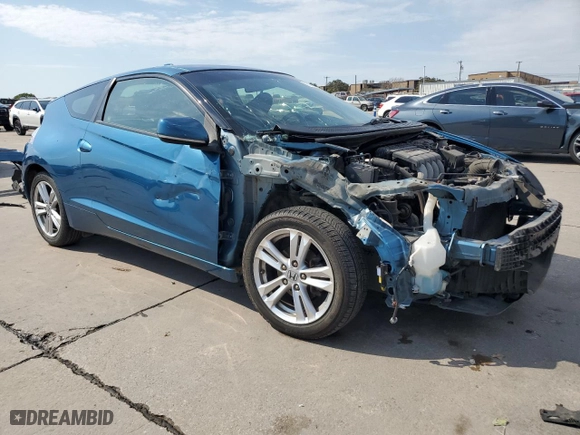 2012 Honda CR-Z with VIN JHMZF1D42CS004521, listed as a Copart auction lot 75763174 with 219,199 mi miles and Clean Title. Bid and sale history available at carsss.com. Image 4.