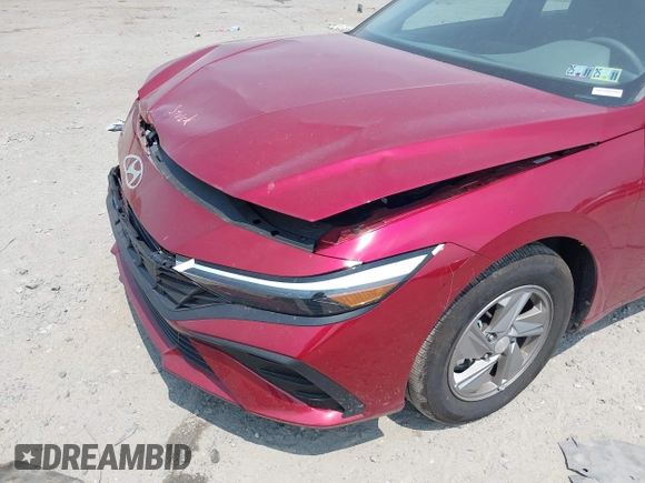 2024 Hyundai Elantra SE with VIN KMHLL4DG7RU844685, listed as a IAAI auction lot 42335520 with 2,534 mi miles and . Bid and sale history available at DreamBid. Image 22.