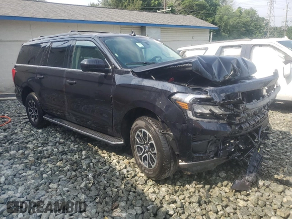 2023 Ford Expedition Max XLT with VIN 1FMJK1J87PEA51173, listed as a Copart auction lot 60800175 with 50,770 mi miles and Salvage title. Bid and sale history available at DreamBid. Image 4.