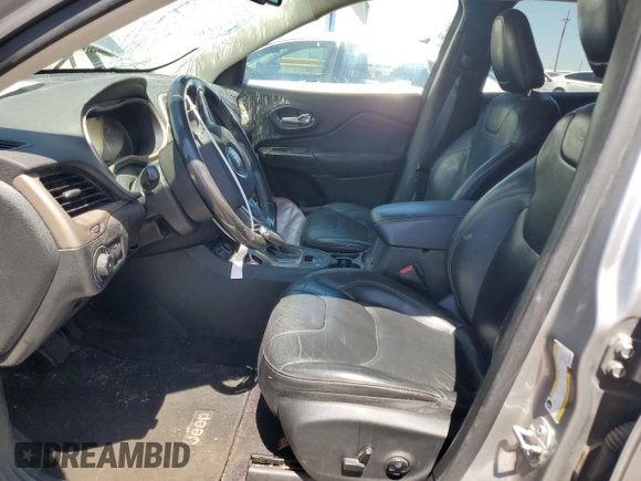 2016 Jeep Cherokee Limited with VIN 1C4PJLDBXGW229270, listed as a Copart auction lot 60097515 with 136,297 mi miles and Salvage title. Bid and sale history available at DreamBid. Image 7.