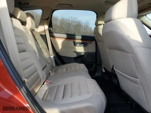 2019 Honda CR-V EX with VIN 2HKRW2H57KH635630, listed as a Copart auction lot 50453585 with 38,338 mi miles and Salvage Title. Bid and sale history available at carsss.com. Image 12.