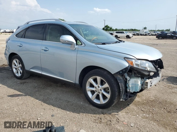 2011 Lexus RX 350 with VIN 2T2ZK1BAXBC046419, listed as a Copart auction lot 54781665 with 118,317 mi miles and Salvage Title. Bid and sale history available at DreamBid. Image 4.