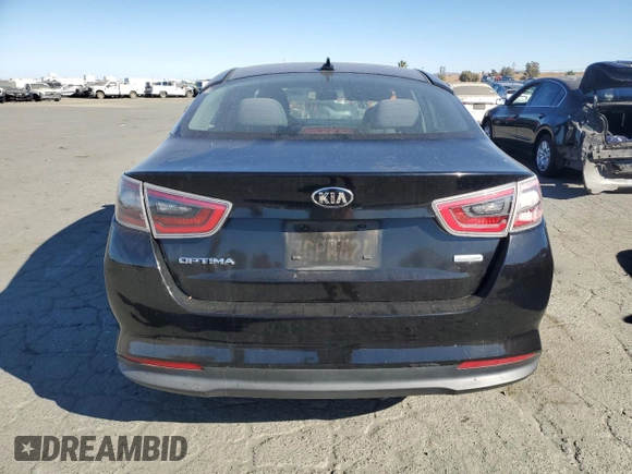 2014 Kia Optima Hybrid LX with VIN KNAGM4AD7E5070419, listed as a Copart auction lot 78315134 with 203,143 mi miles and Clean Title. Bid and sale history available at carsss.com. Image 6.