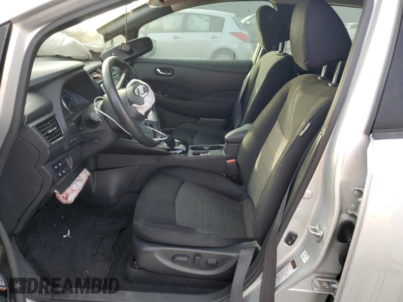 2022 Nissan LEAF SV Plus with VIN 1N4BZ1CV3NC562692, listed as a Copart auction lot 86774754 with Not Provided miles and Salvage Title. Bid and sale history available at DreamBid. Image 7.