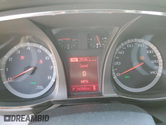 2013 GMC Terrain SLE with VIN 2GKALMEK0D6275110, listed as a Copart auction lot 52996495 with 143,049 mi miles and Salvage Title. Bid and sale history available at carsss.com. Image 9.