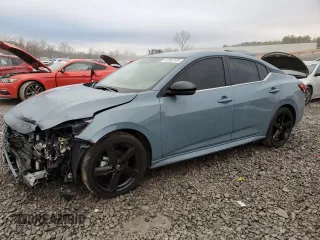 2025 Nissan Sentra SR with VIN 3N1AB8DV2SY203051, listed as a Copart auction lot 42502105 with 816 mi miles and Salvage Title. Bid and sale history available at DreamBid. Image 1.