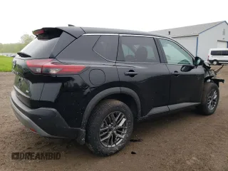 2023 Nissan Rogue S with VIN 5N1BT3AB2PC745774, listed as a Copart auction lot 56167075 with 22,710 mi miles and Salvage title. Bid and sale history available at DreamBid. Image 3.