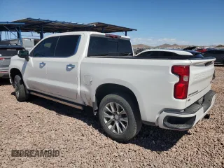 2022 Chevrolet Silverado 1500 High Country with VIN 1GCUYHEL3NZ116548, listed as a Copart auction lot 49336275 with 96,955 mi miles and Salvage Title. Bid and sale history available at DreamBid. Image 2.