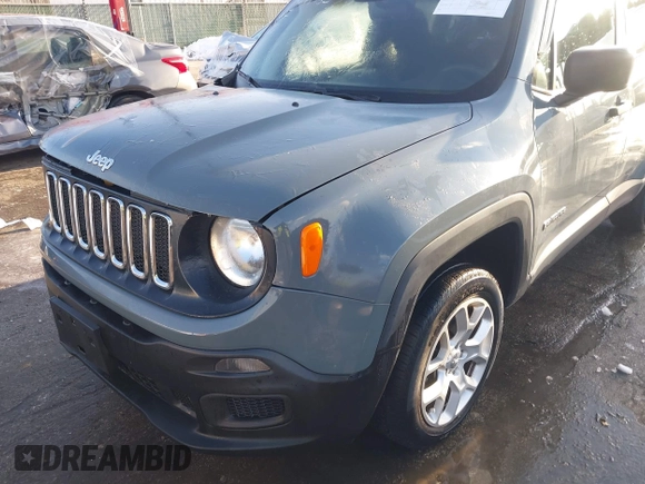 2018 Jeep Renegade Sport with VIN ZACCJBAB1JPJ06259, listed as a IAAI auction lot 41249932 with 42,789 mi miles and . Bid and sale history available at DreamBid. Image 17.