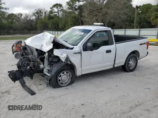 2018 Ford F-150 XL with VIN 1FTMF1EB5JKF62563, listed as a Copart auction lot 44368415 with 84,638 mi miles and Salvage Title. Bid and sale history available at carsss.com. Image 1.