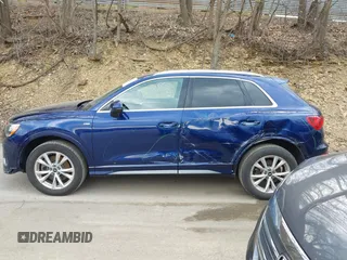 2021 Audi Q3 S line Premium with VIN WA1DECF31M1031368, listed as a IAAI auction lot 42133396 with 50,148 mi miles and . Bid and sale history available at DreamBid. Image 14.