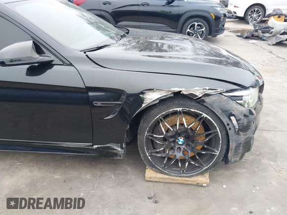 2019 BMW M4 with VIN WBS4Y9C53KAH82910, listed as a IAAI auction lot 41570315 with 59,227 mi miles. Bid and sale history available at carsss.com. Image 6.