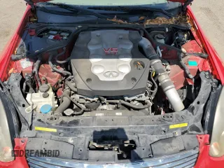 2004 Infiniti G35 w/Leather z VIN JNKCV54EX4M817054, wystawiony jako Copart lot #58021365 z przebiegiem Nie podano mil oraz Szkoda całkowita • Salvage title. Historia ofert i sprzedaży dostępna na DreamBid. Obrazek 11.