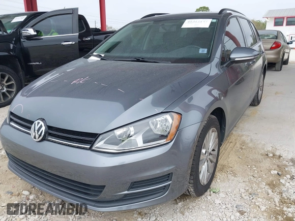 2017 Volkswagen Golf SportWagen S with VIN 3VWU17AU6HM528933, listed as a IAAI auction lot 41319147 with 66,438 mi miles. Bid and sale history available at carsss.com. Image 2.