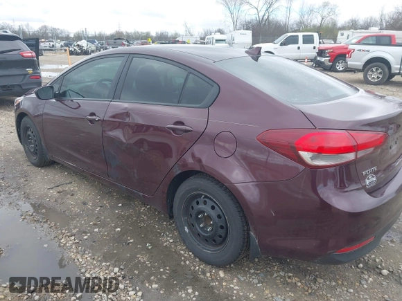 2017 Kia Forte LX with VIN 3KPFK4A75HE061483, listed as a IAAI auction lot 42148250 with 161,229 mi miles. Bid and sale history available at carsss.com. Image 3.