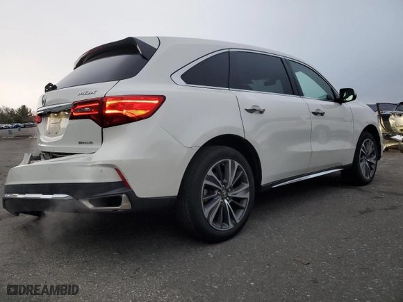 2019 Acura MDX w/Technology Pkg with VIN 5J8YD4H55KL020147, listed as a Copart auction lot 50715175 with 48,882 mi miles and Salvage Title. Bid and sale history available at carsss.com. Image 3.