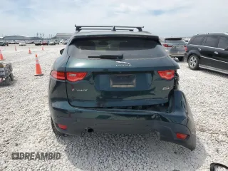 2018 Jaguar F-Pace 25t Prestige with VIN SADCK2FX6JA279736, listed as a Copart auction lot 53199595 with 62,176 mi miles and Salvage title. Bid and sale history available at DreamBid. Image 6.