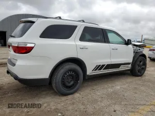 2013 Dodge Durango Citadel with VIN 1C4RDJEG1DC660821, listed as a Copart auction lot 55357784 with 109,977 mi miles and Salvage Title. Bid and sale history available at carsss.com. Image 3.