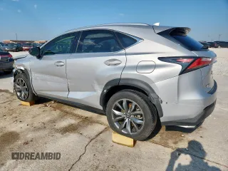 2017 Lexus NX 200t with VIN JTJYARBZXH2081618, listed as a Copart auction lot 57838325 with 96,172 mi miles and Salvage title. Bid and sale history available at DreamBid. Image 2.
