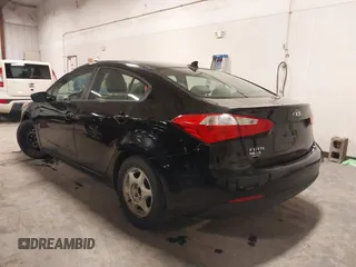 2016 Kia Forte LX with VIN KNAFK4A61G5523911, listed as a IAAI auction lot 41259147 with 114,740 mi miles. Bid and sale history available at carsss.com. Image 3.