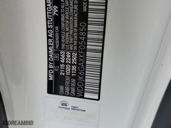 2019 Mercedes-Benz SL with VIN WDDJK6GAXKF054850, listed as a Copart auction lot 74237304 with NaN miles and Salvage Title. Bid and sale history available at carsss.com. Image 13.