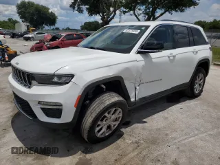 2022 Jeep Grand Cherokee Limited with VIN 1C4RJHBG6N8609664, listed as a Copart auction lot 62375995 with 47,703 mi miles and Salvage title. Bid and sale history available at DreamBid. Image 1.