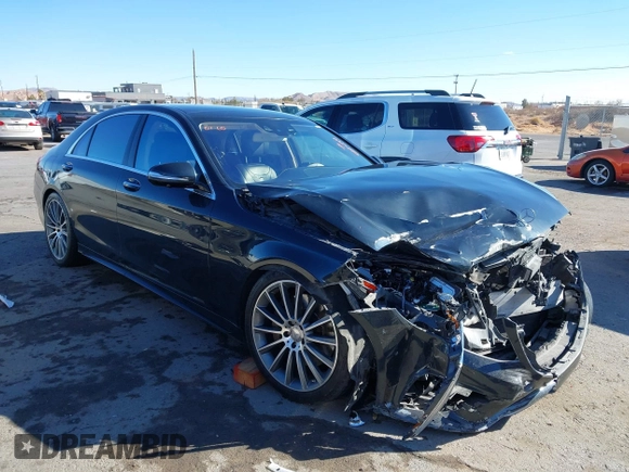 2014 Mercedes-Benz S-Class S 550 with VIN WDDUG8CB0EA040062, listed as a IAAI auction lot 41284147 with 141,060 mi miles. Bid and sale history available at carsss.com. Image 1.