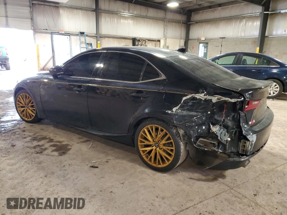 2015 Lexus IS 250 with VIN JTHCF1D21F5017770, listed as a Copart auction lot 47179845 with 171,876 mi miles and Salvage Title. Bid and sale history available at DreamBid. Image 2.