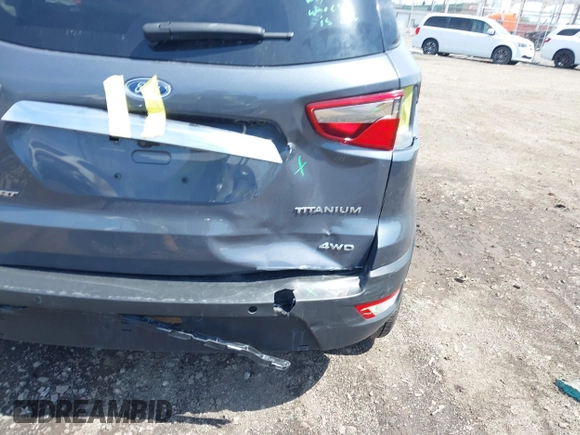 2019 Ford EcoSport Titanium with VIN MAJ6S3KLXKC271197, listed as a IAAI auction lot 42093623 with 79,199 mi miles and . Bid and sale history available at DreamBid. Image 6.