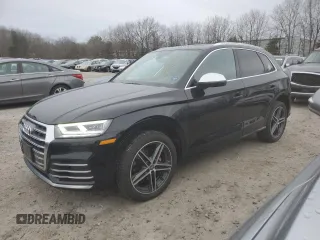 2020 Audi SQ5 Premium Plus with VIN WA1B4AFY6L2019929, listed as a Copart auction lot 48284624 with 34,192 mi miles and . Bid and sale history available at DreamBid. Image 1.