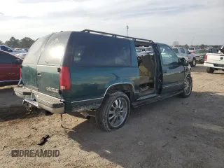 1999 Chevrolet Suburban with VIN 3GNEC16R6XG273420, listed as a Copart auction lot 48165625 with 246,150 mi miles and Salvage Title. Bid and sale history available at carsss.com. Image 3.