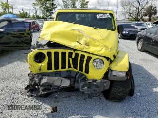 2023 Jeep Gladiator Sport S with VIN 1C6HJTAG3PL572662, listed as a Copart auction lot 53447045 with Not provided miles and Non repairable. Bid and sale history available at DreamBid. Image 5.