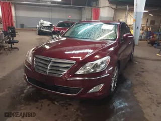 2012 Hyundai Genesis 3.8L with VIN KMHGC4DD2CU177779, listed as a IAAI auction lot 41982471 with 154,141 mi miles. Bid and sale history available at carsss.com. Image 6.