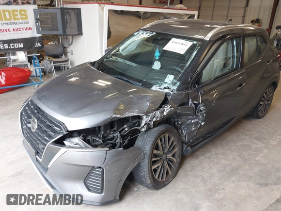 2021 Nissan Kicks SV with VIN 3N1CP5CV7ML469515, listed as a IAAI auction lot 41629851 with 82,604 mi miles and . Bid and sale history available at DreamBid. Image 20.