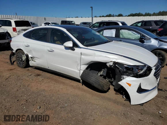 2021 Hyundai Sonata Hybrid Limited with VIN KMHL54JJ6MA033660, listed as a Copart auction lot 68064073 with 30,925 mi miles. Bid and sale history available at carsss.com. Image 4.