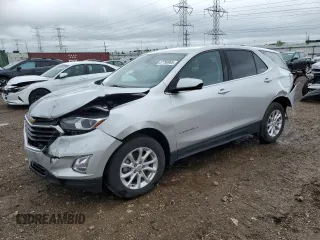 2020 Chevrolet Equinox LT with VIN 3GNAXJEV6LS696328, listed as a Copart auction lot 57790965 with 57,932 mi miles and Salvage title. Bid and sale history available at DreamBid. Image 1.