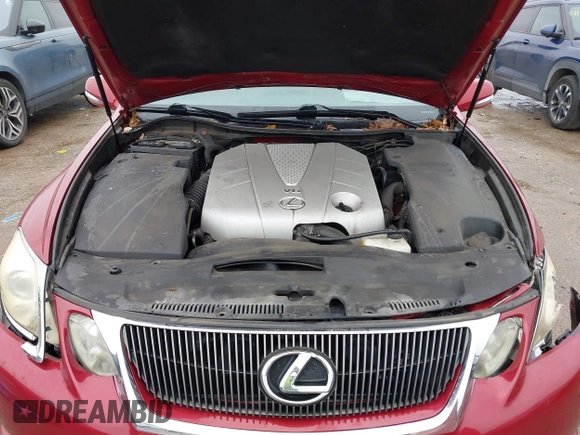 2008 Lexus GS 350 with VIN JTHBE96S980039722, listed as a IAAI auction lot 41568219 with 150,272 mi miles and . Bid and sale history available at DreamBid. Image 10.