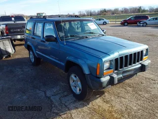 1999 Jeep Cherokee Sport with VIN 1J4FT68S7XL515932, listed as a IAAI auction lot 41846642 with 162,575 mi miles. Bid and sale history available at carsss.com. Image 1.