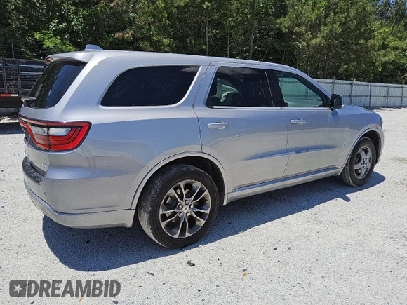 2019 Dodge Durango GT Plus z VIN 1C4RDJDG3KC780621, wystawiony jako Copart lot #57575465 z przebiegiem 129 836 mil mil oraz Czysty tytuł • Clean title. Historia ofert i sprzedaży dostępna na DreamBid. Obrazek 3.