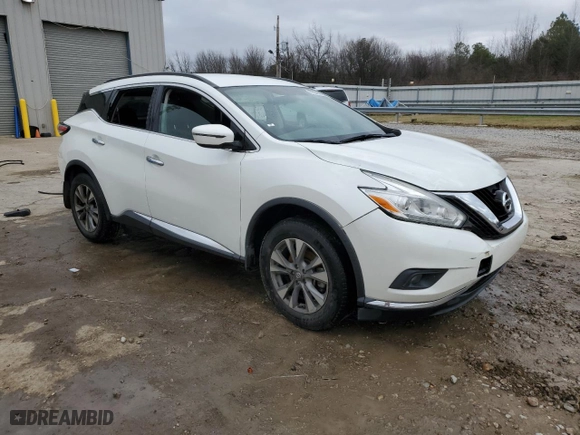 2017 Nissan Murano S with VIN 5N1AZ2MG6HN203031, listed as a Copart auction lot 87845755 with 63,990 mi miles and Salvage Title. Bid and sale history available at carsss.com. Image 4.
