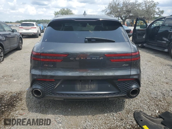 2024 Genesis GV70 2.5T z VIN 5NMMADTB2RH002137, wystawiony jako Copart lot #55901405 z przebiegiem 28 732 mil mil oraz Szkoda całkowita • Salvage title. Historia ofert i sprzedaży dostępna na DreamBid. Obrazek 6.