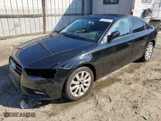 2014 Audi A4 Premium with VIN WAUAFAFL4EN027395, listed as a Copart auction lot 46329005 with 113,915 mi miles and Salvage Title. Bid and sale history available at carsss.com. Image 1.
