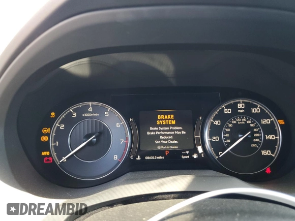 2019 Acura RDX with VIN 5J8TC2H3XKL009421, listed as a Copart auction lot 70659284 with 86,313 mi miles and Salvage Title. Bid and sale history available at carsss.com. Image 9.