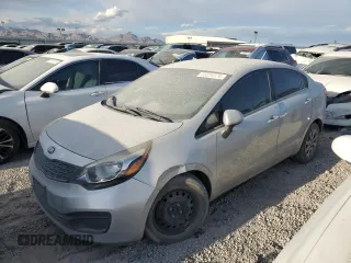 2015 Kia Rio LX with VIN KNADM4A3XF6436038, listed as a Copart auction lot 85834574 with 66,085 mi miles and Salvage Title. Bid and sale history available at carsss.com. Image 1.