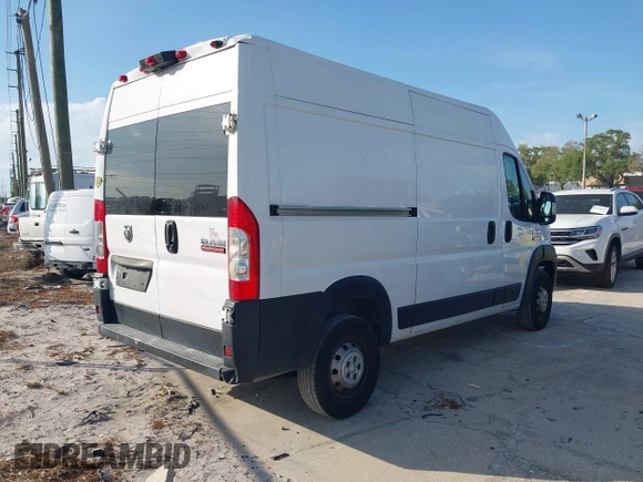 2019 Ram ProMaster Cargo with VIN 3C6TRVCG7KE502322, listed as a IAAI auction lot 41863824 with 355,881 mi miles and . Bid and sale history available at DreamBid. Image 4.