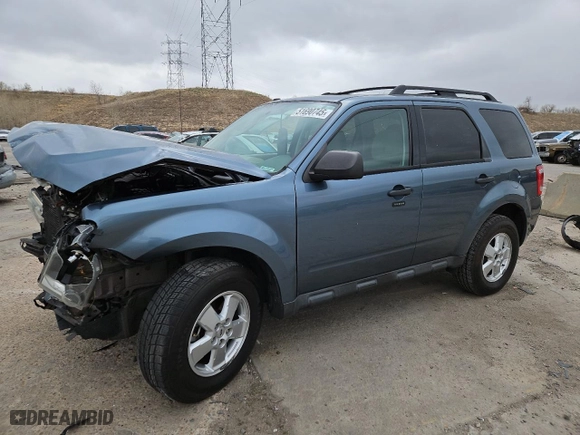 2011 Ford Escape XLT with VIN 1FMCU9DG1BKA07927, listed as a Copart auction lot 51690745 with 117,219 mi miles and Salvage Title. Bid and sale history available at carsss.com. Image 1.