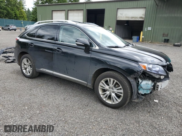2011 Lexus RX 450h with VIN JTJBC1BA5B2040901, listed as a Copart auction lot 61205235 with 120,740 mi miles and Salvage title. Bid and sale history available at DreamBid. Image 4.