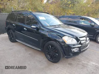 2008 Mercedes-Benz GL-Class 4.6L with VIN 4JGBF71E78A380644, listed as a IAAI auction lot 40677495 with 207,216 mi miles. Bid and sale history available at carsss.com. Image 1.