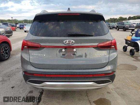 2023 Hyundai Santa Fe Hybrid Limited with VIN 5NMS5DA17PH005232, listed as a Copart auction lot 73934574 with 0 mi miles and Non Repairable. Bid and sale history available at carsss.com. Image 6.