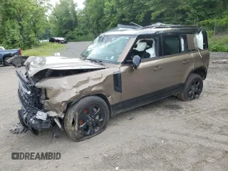 2022 Land Rover Defender X-Dynamic SE with VIN SALE27RU9N2087352, listed as a Copart auction lot 60865295 with 60,691 mi miles and Salvage title. Bid and sale history available at DreamBid. Image 1.